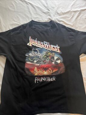 Judas Priest Painkiller Black Graphic Band T-Shirt Men’s XL